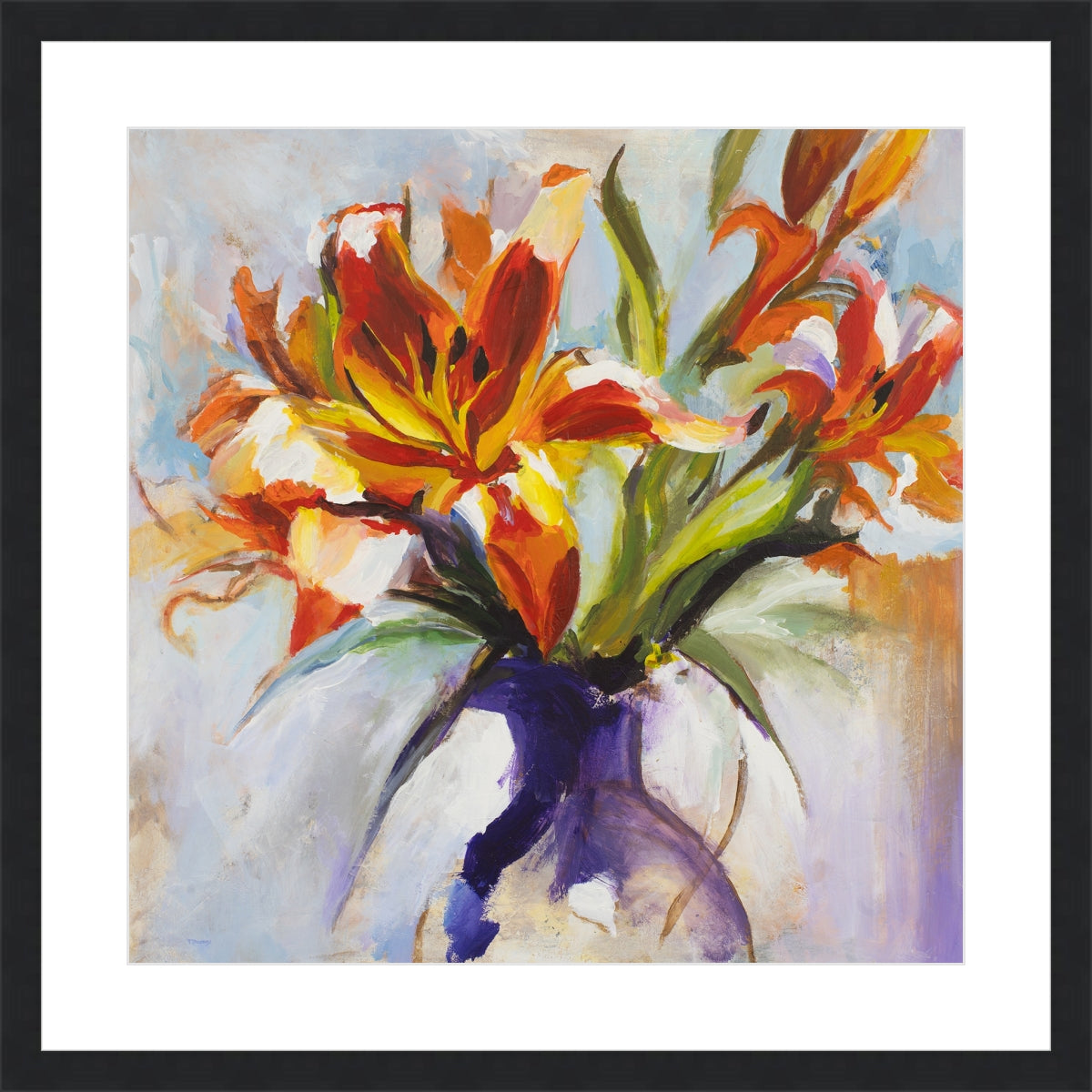 lily flower art Tiger Lilies Fine Art Print